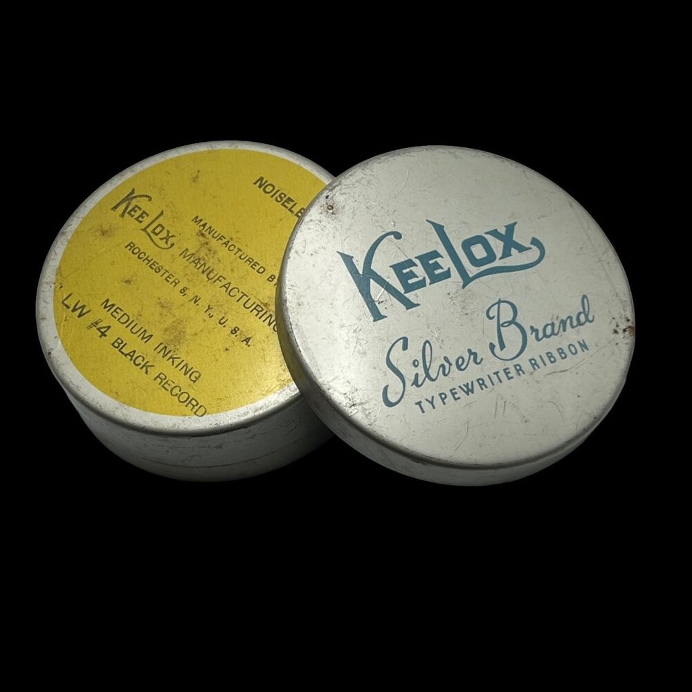 Vintage KeeLox Tin Typewriter‎ Ribbon Box Advertising Collectable